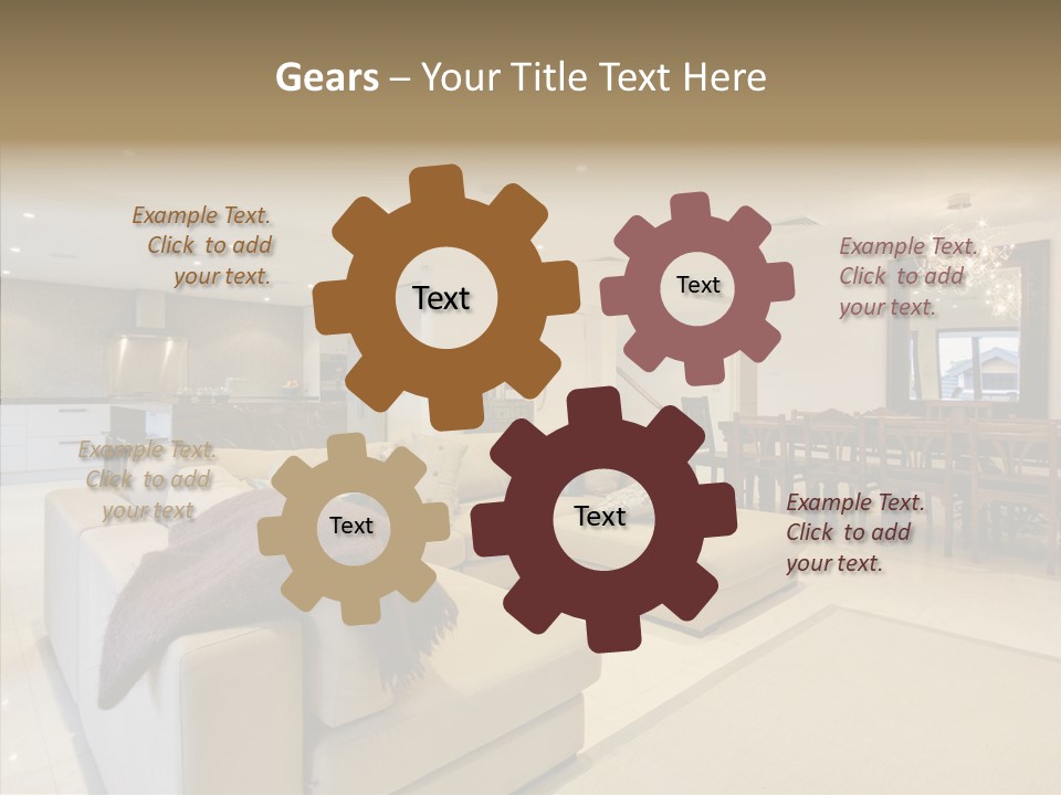 Dining Home Kitchen PowerPoint Template