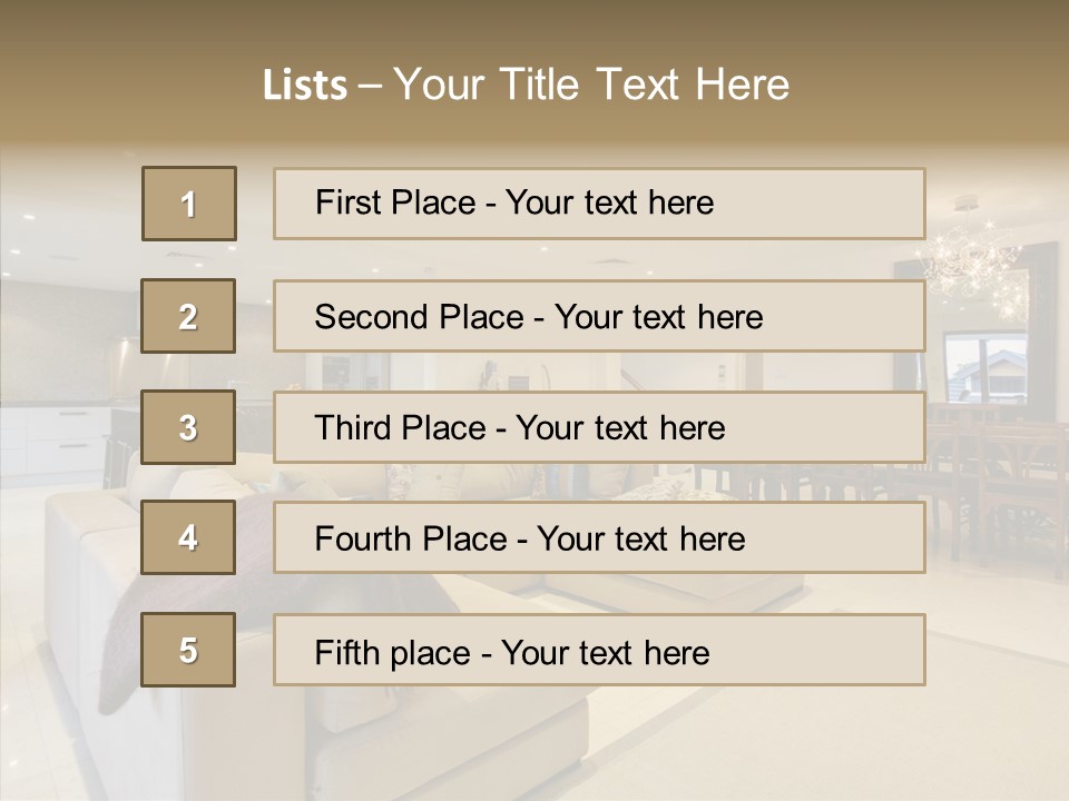 Dining Home Kitchen PowerPoint Template