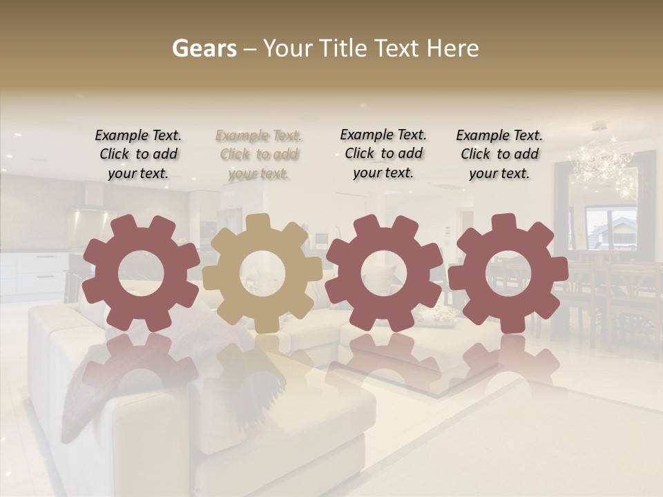 Dining Home Kitchen PowerPoint Template