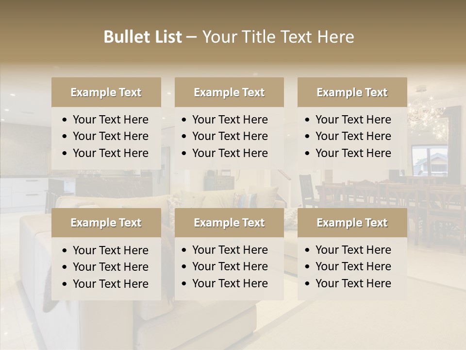 Dining Home Kitchen PowerPoint Template