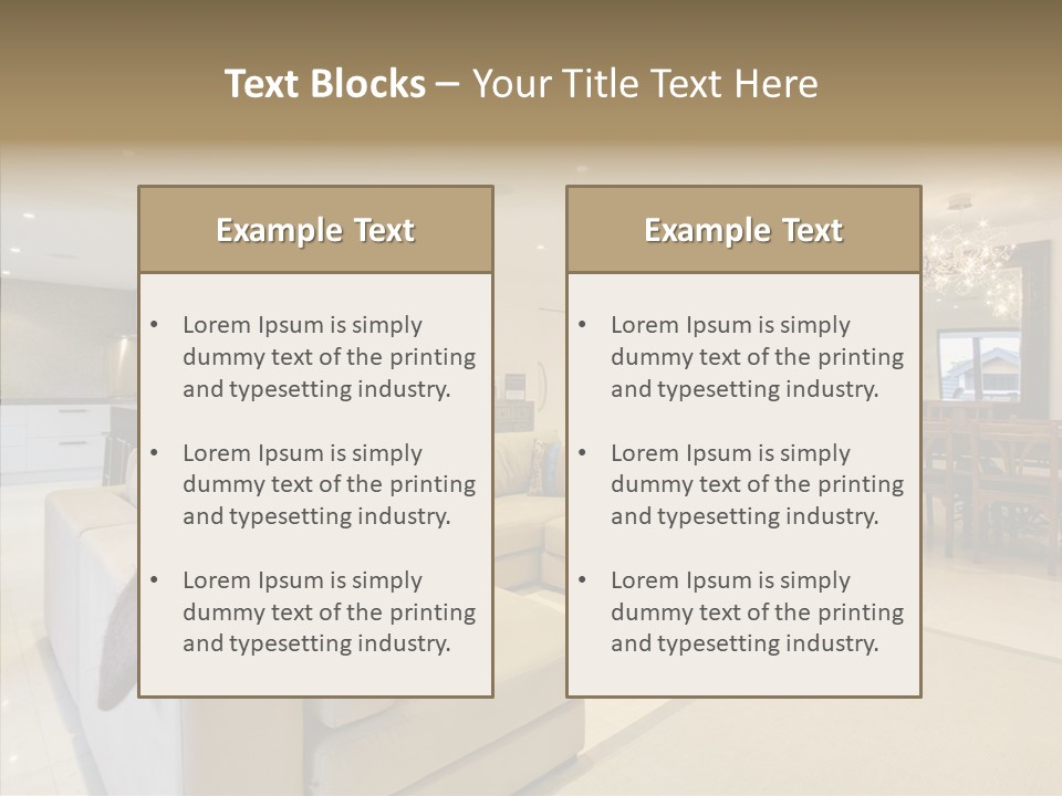 Dining Home Kitchen PowerPoint Template