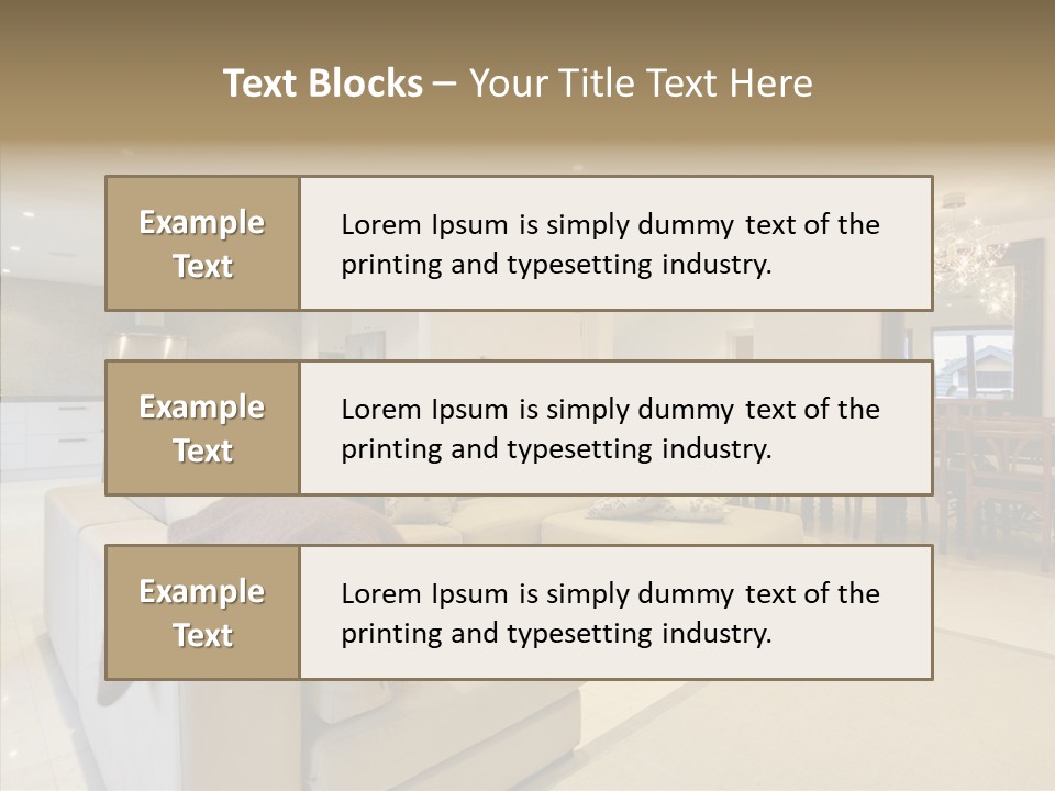 Dining Home Kitchen PowerPoint Template