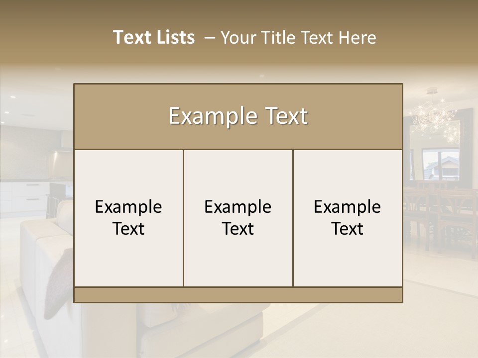 Dining Home Kitchen PowerPoint Template