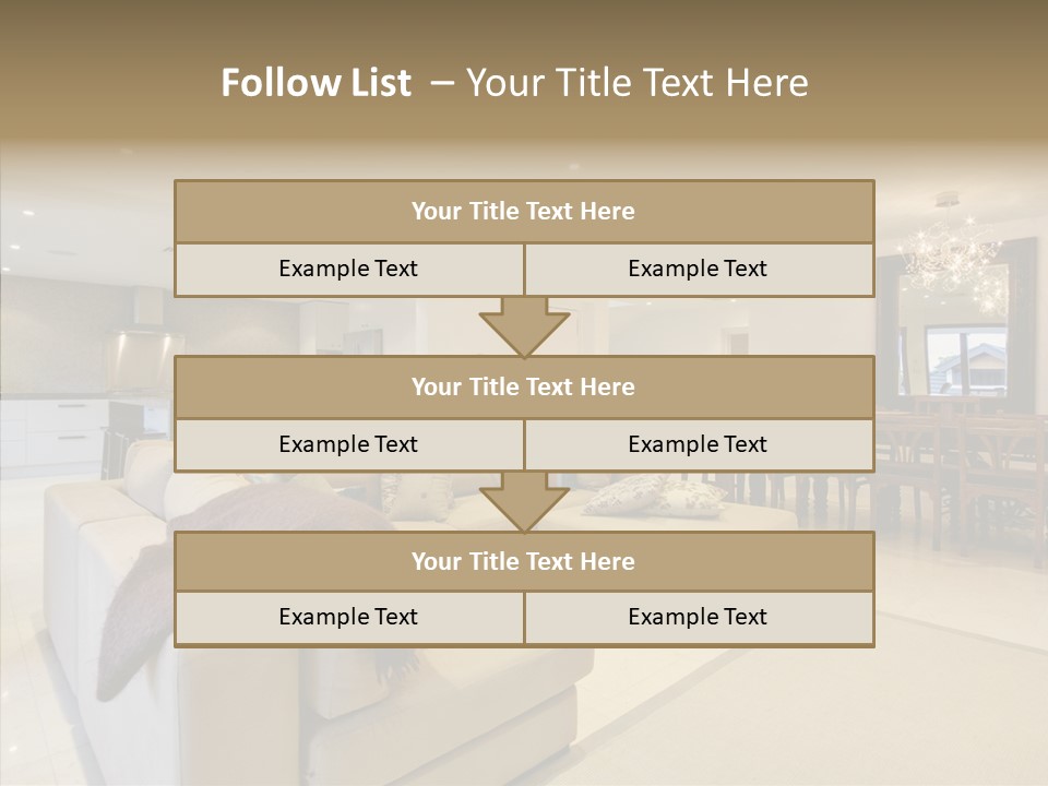 Dining Home Kitchen PowerPoint Template