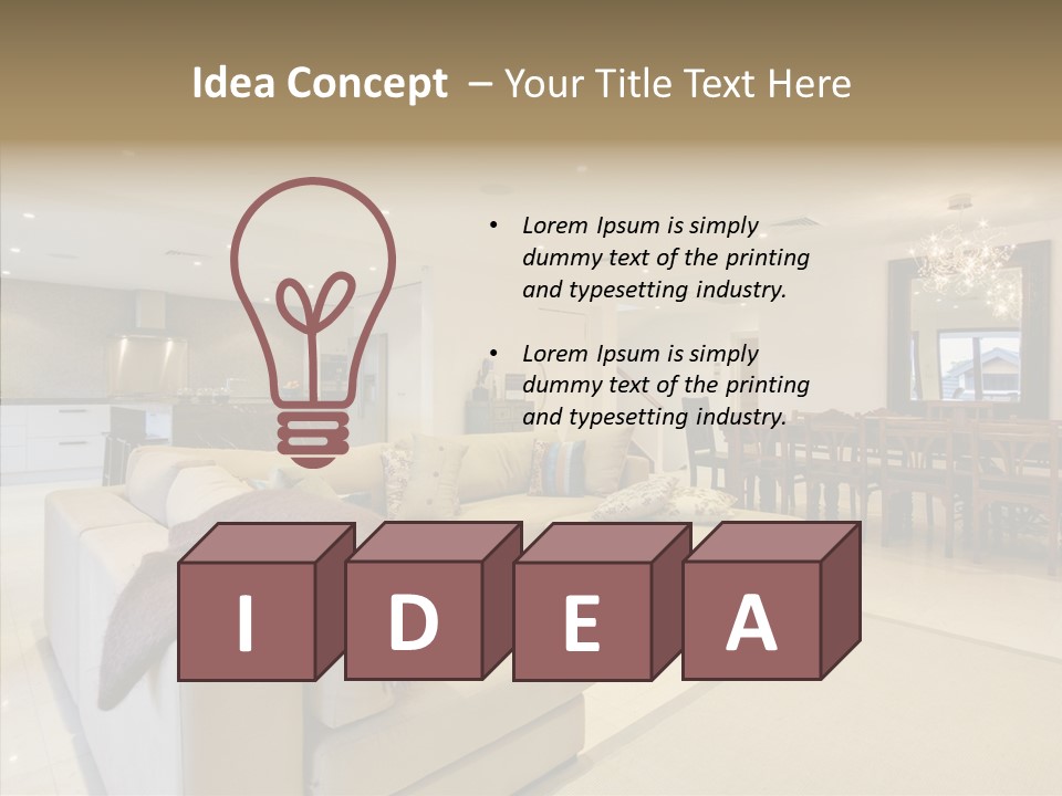 Dining Home Kitchen PowerPoint Template