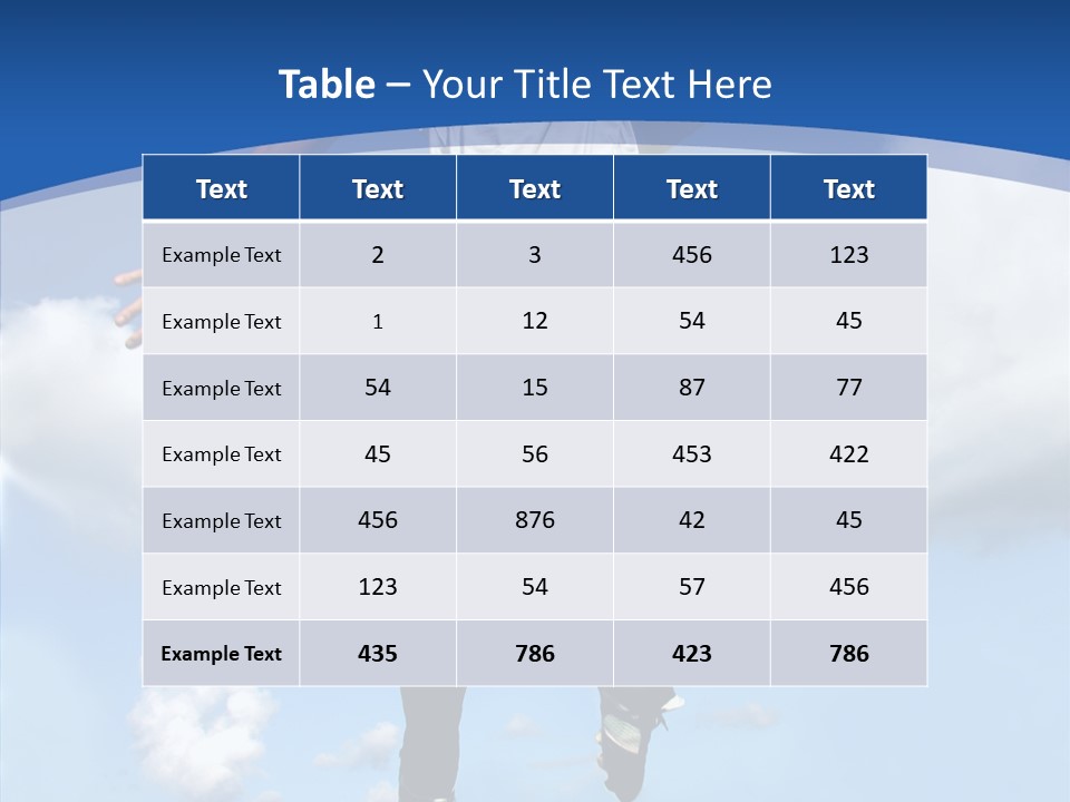 Head Energy Fitness PowerPoint Template