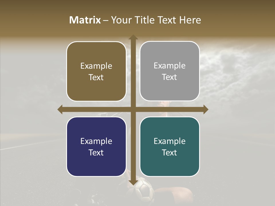 Night Young Beauty PowerPoint Template