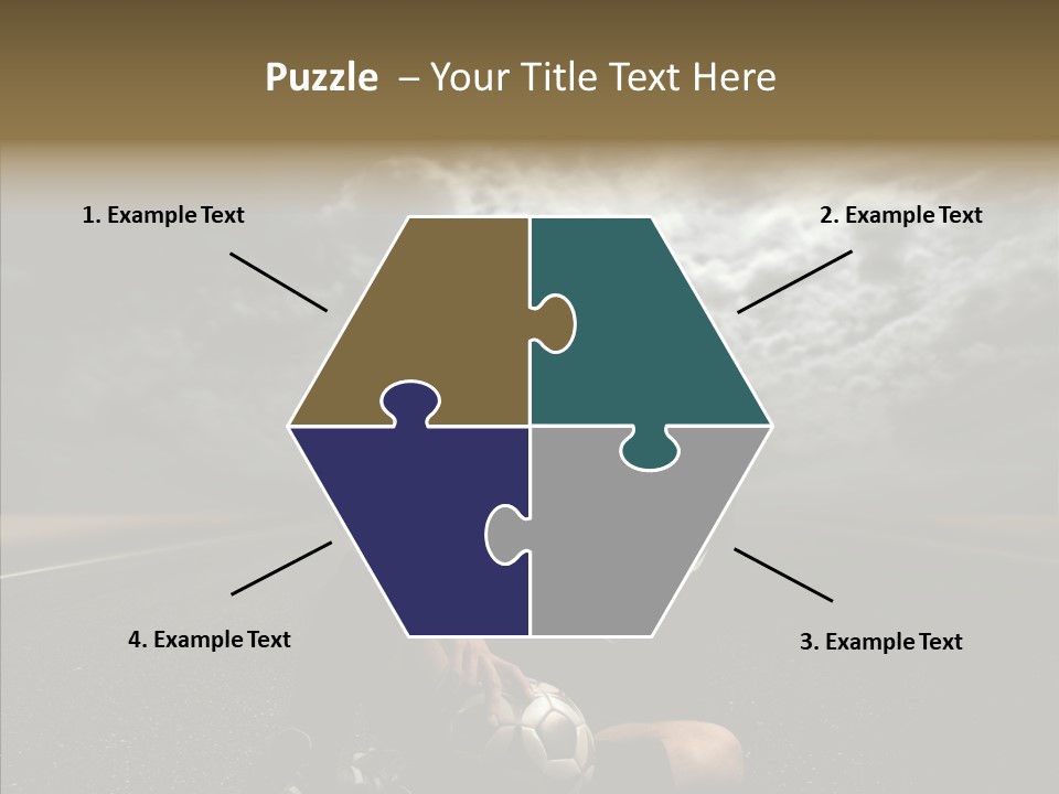 Night Young Beauty PowerPoint Template