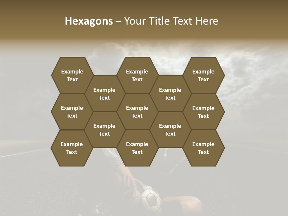 Night Young Beauty PowerPoint Template