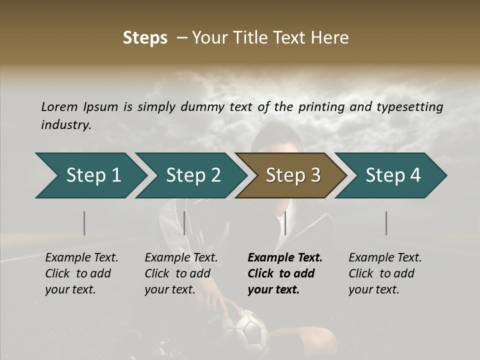 Night Young Beauty PowerPoint Template