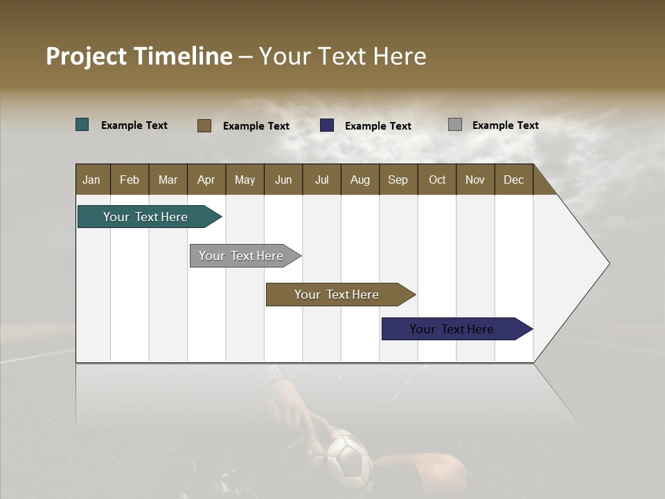 Night Young Beauty PowerPoint Template