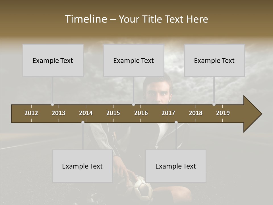 Night Young Beauty PowerPoint Template