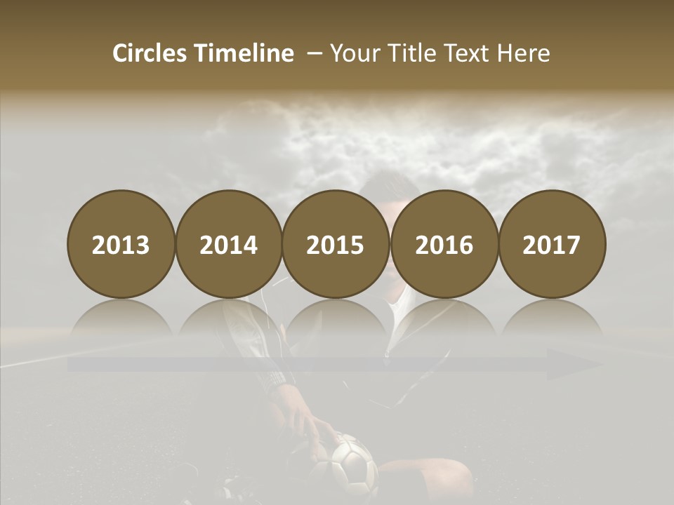 Night Young Beauty PowerPoint Template