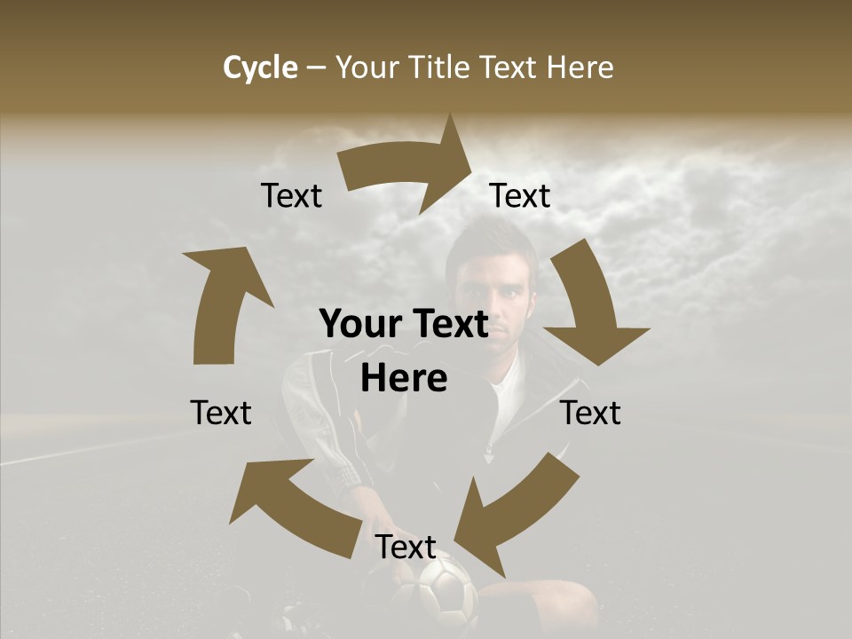 Night Young Beauty PowerPoint Template
