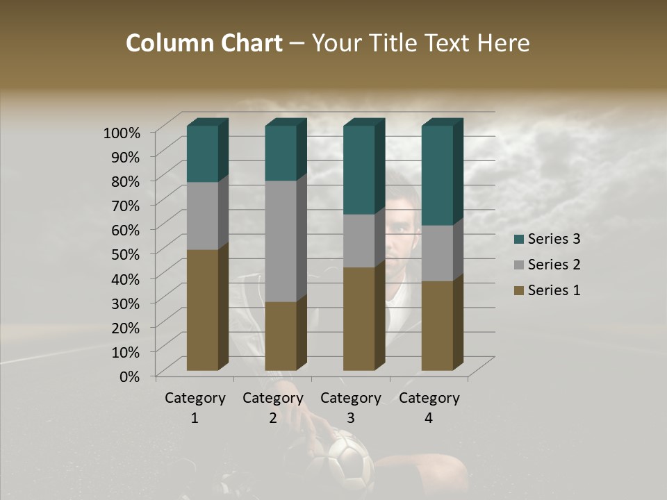 Night Young Beauty PowerPoint Template