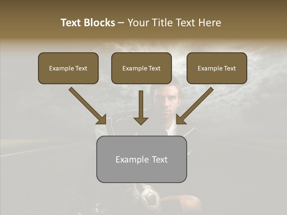 Night Young Beauty PowerPoint Template