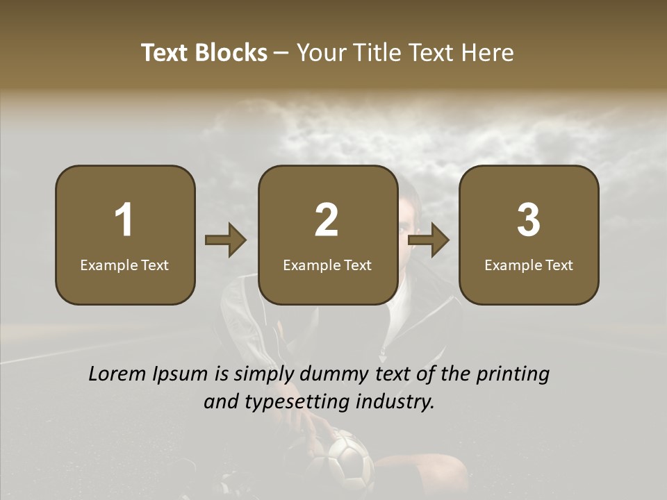 Night Young Beauty PowerPoint Template