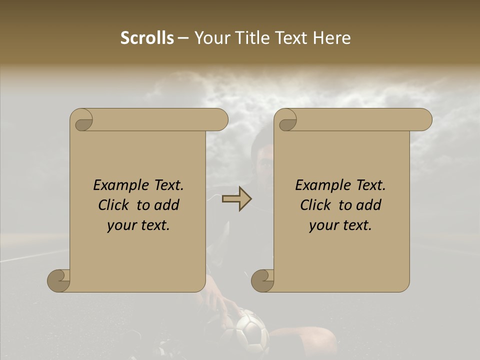 Night Young Beauty PowerPoint Template