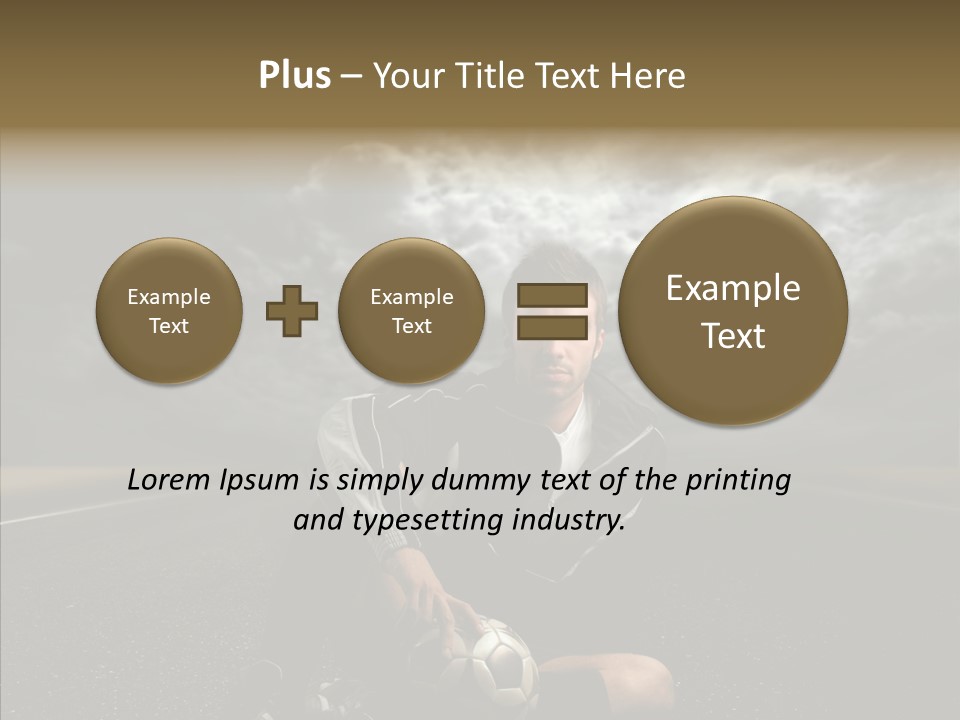 Night Young Beauty PowerPoint Template