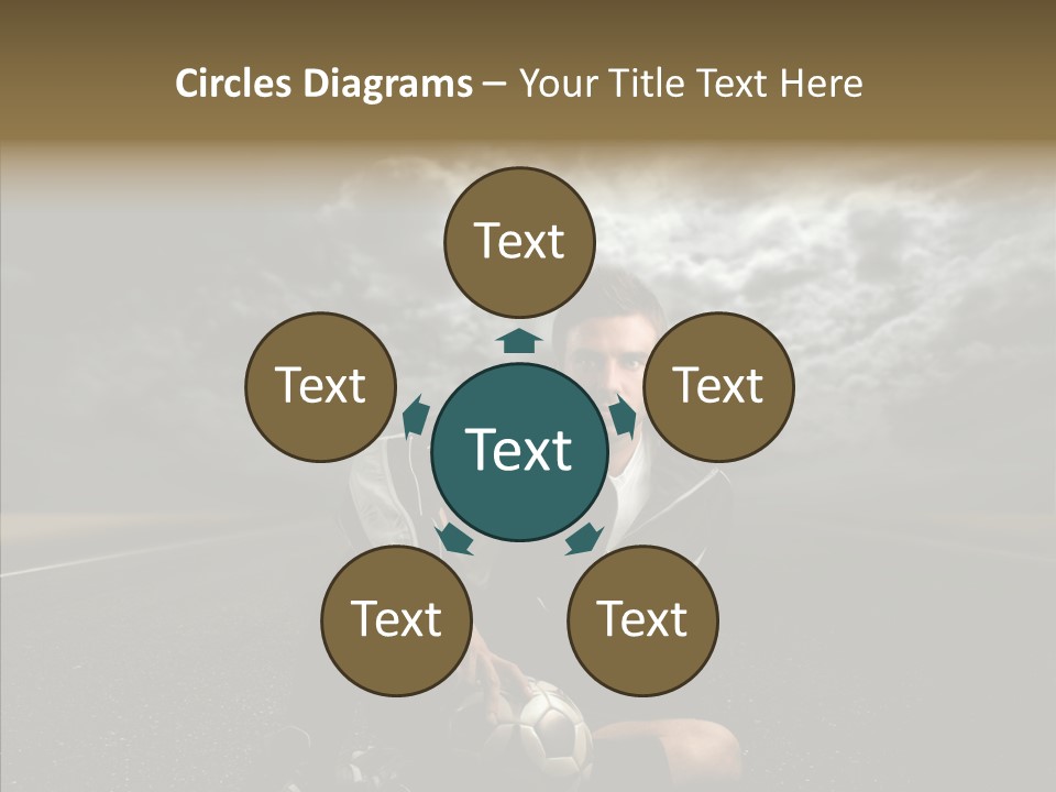 Night Young Beauty PowerPoint Template