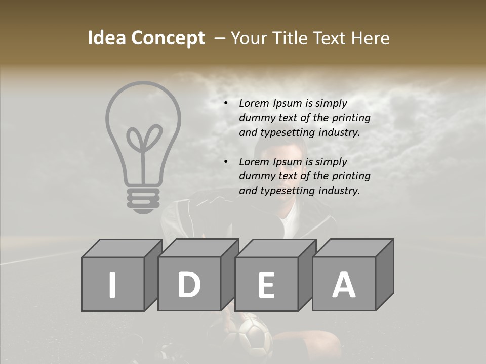 Night Young Beauty PowerPoint Template