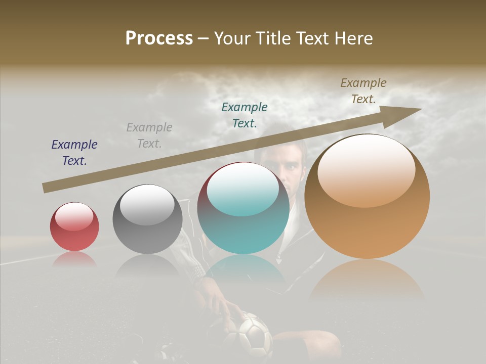 Night Young Beauty PowerPoint Template
