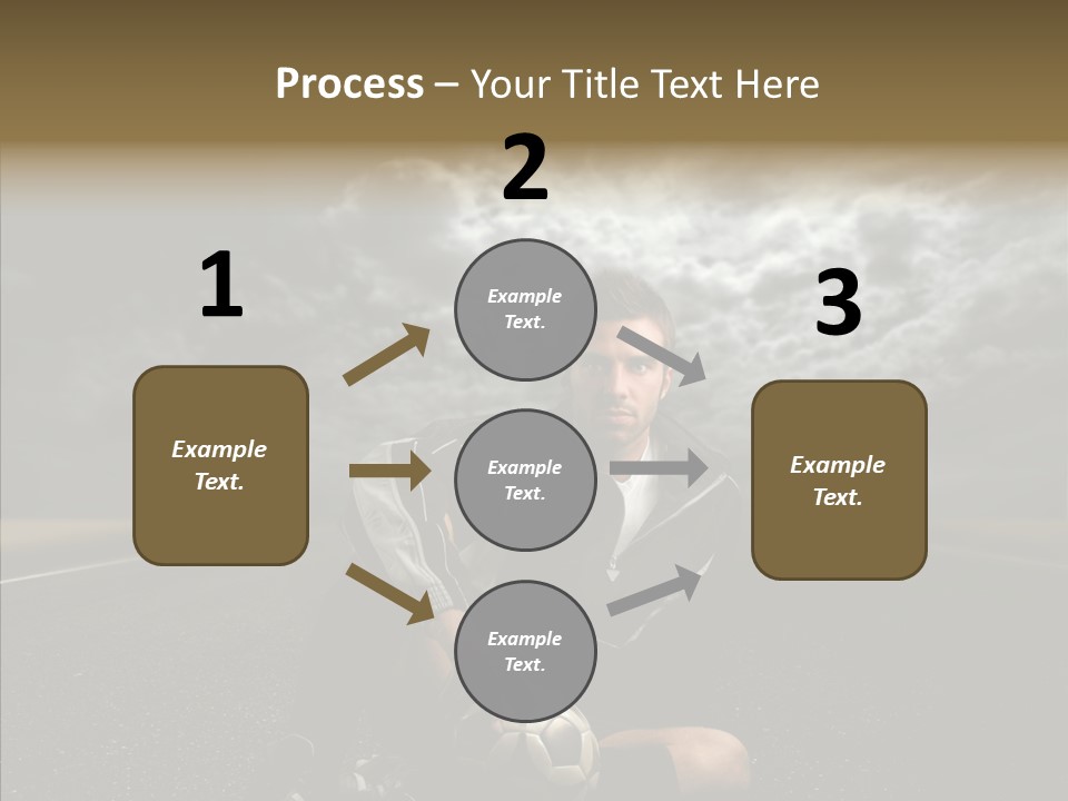 Night Young Beauty PowerPoint Template