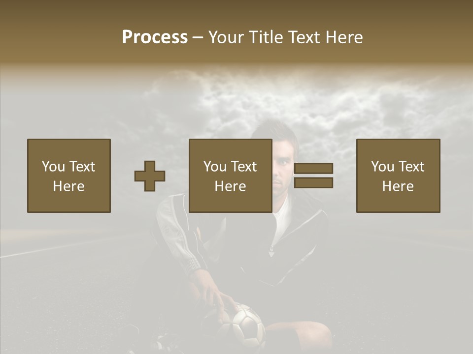 Night Young Beauty PowerPoint Template