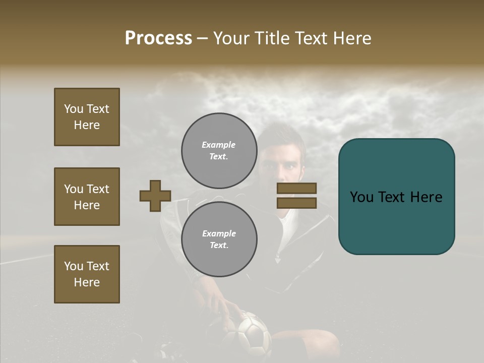 Night Young Beauty PowerPoint Template