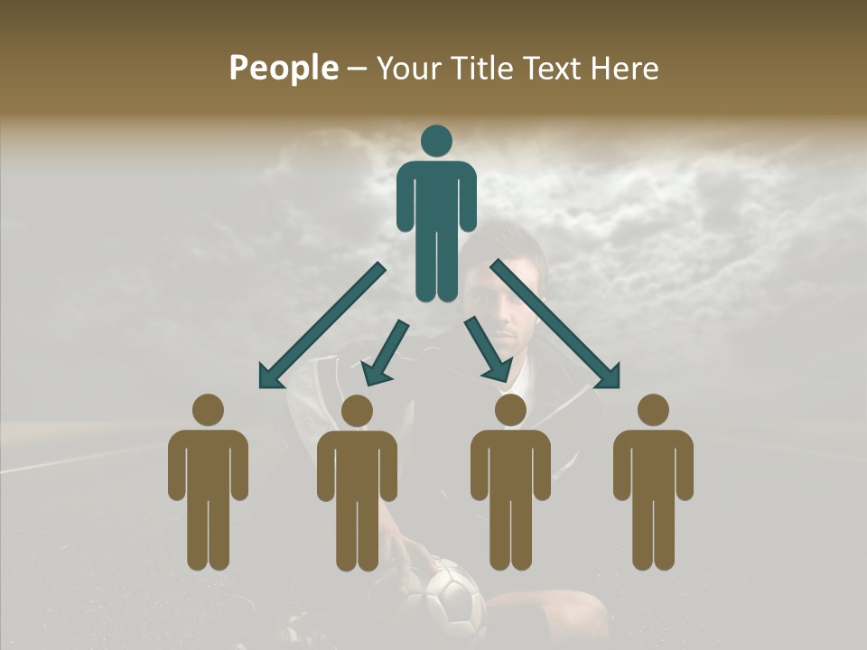 Night Young Beauty PowerPoint Template