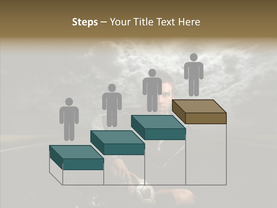 Night Young Beauty PowerPoint Template