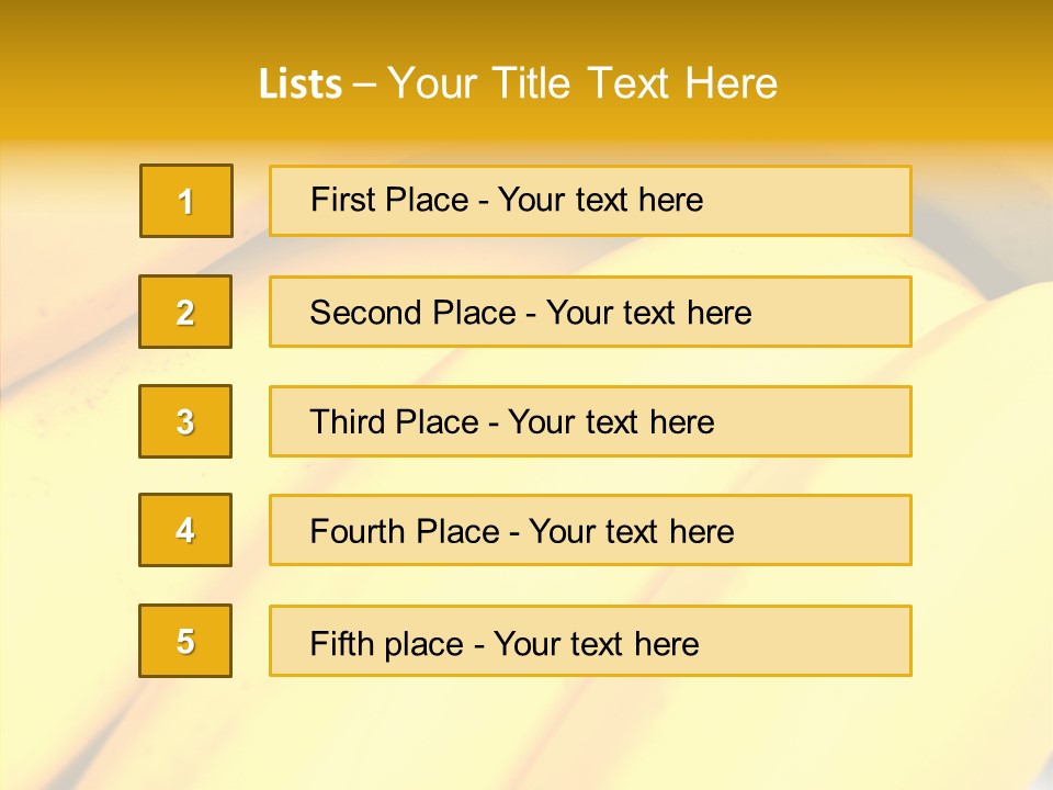 Yellow Tropical Life PowerPoint Template