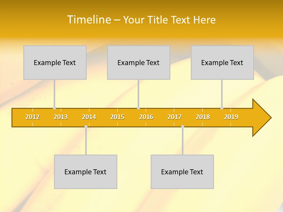 Yellow Tropical Life PowerPoint Template