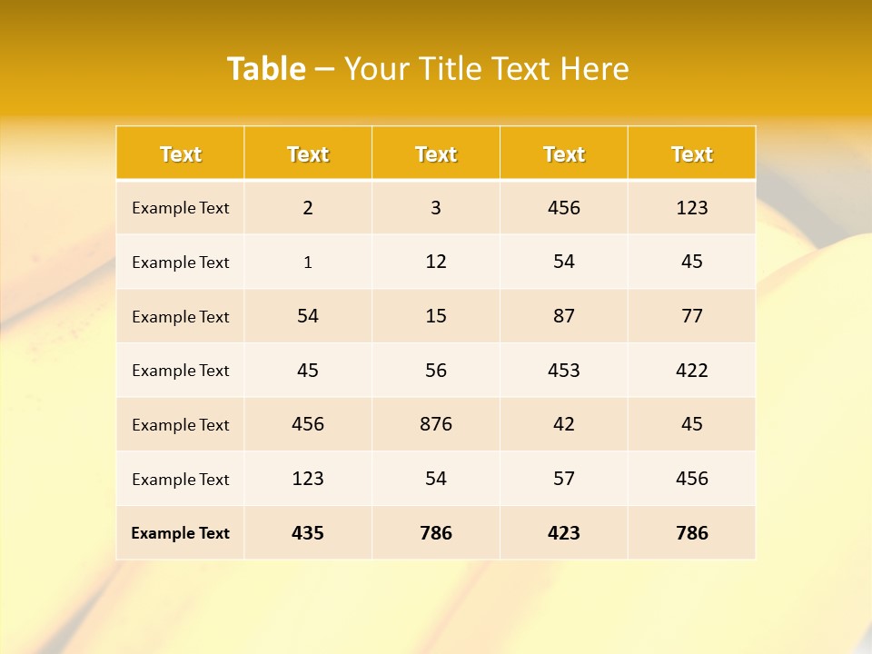 Yellow Tropical Life PowerPoint Template