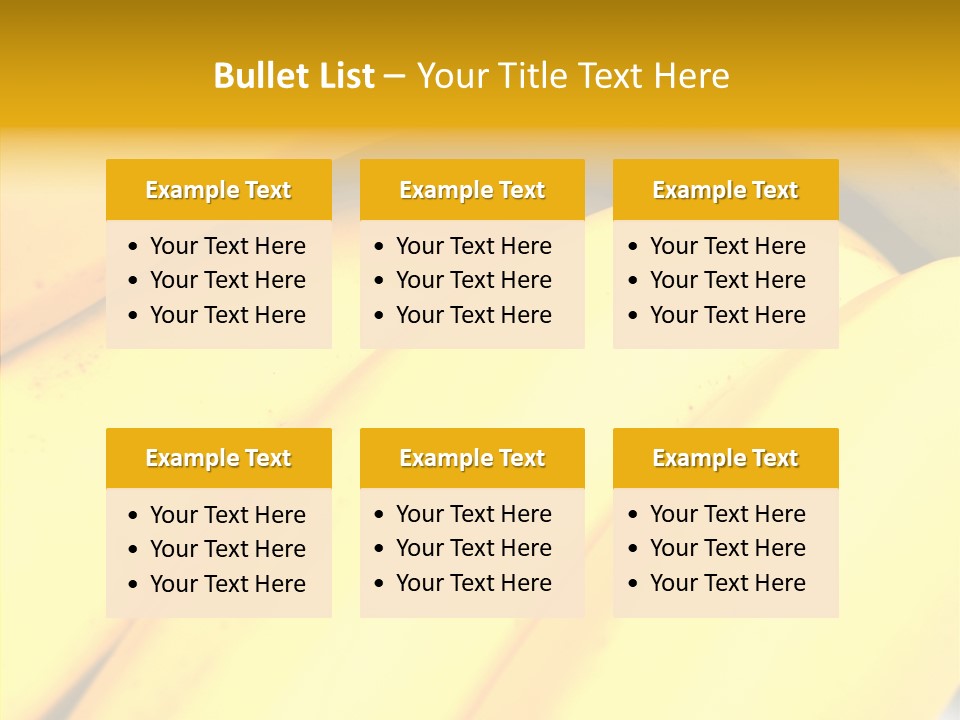 Yellow Tropical Life PowerPoint Template
