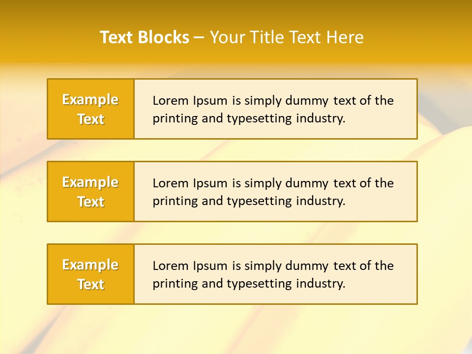 Yellow Tropical Life PowerPoint Template