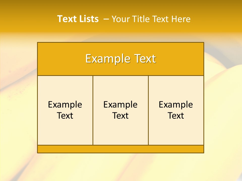 Yellow Tropical Life PowerPoint Template