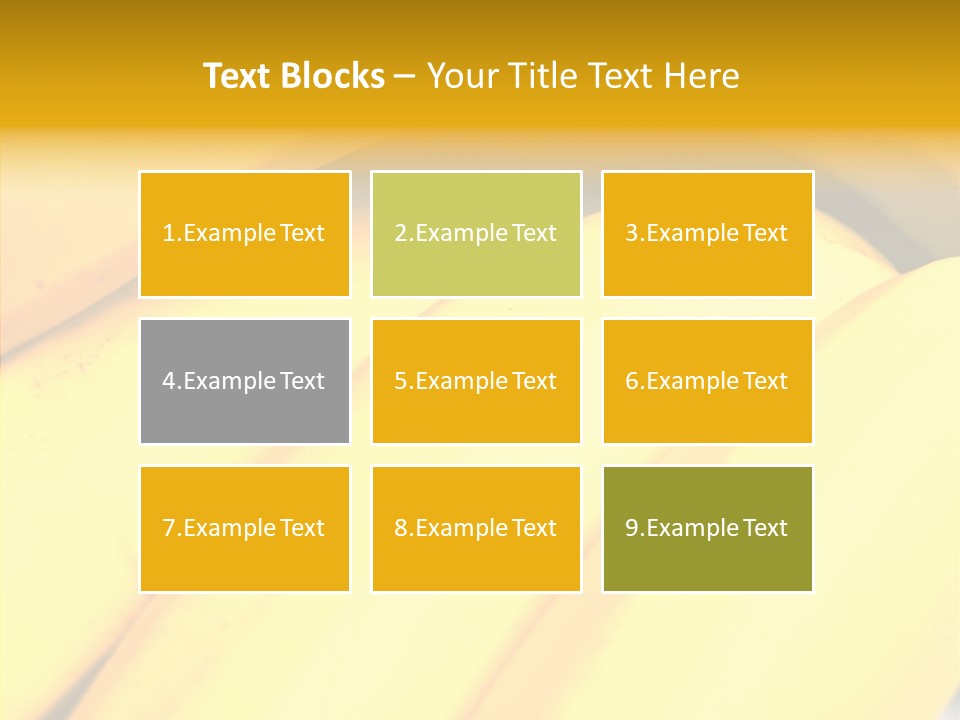 Yellow Tropical Life PowerPoint Template