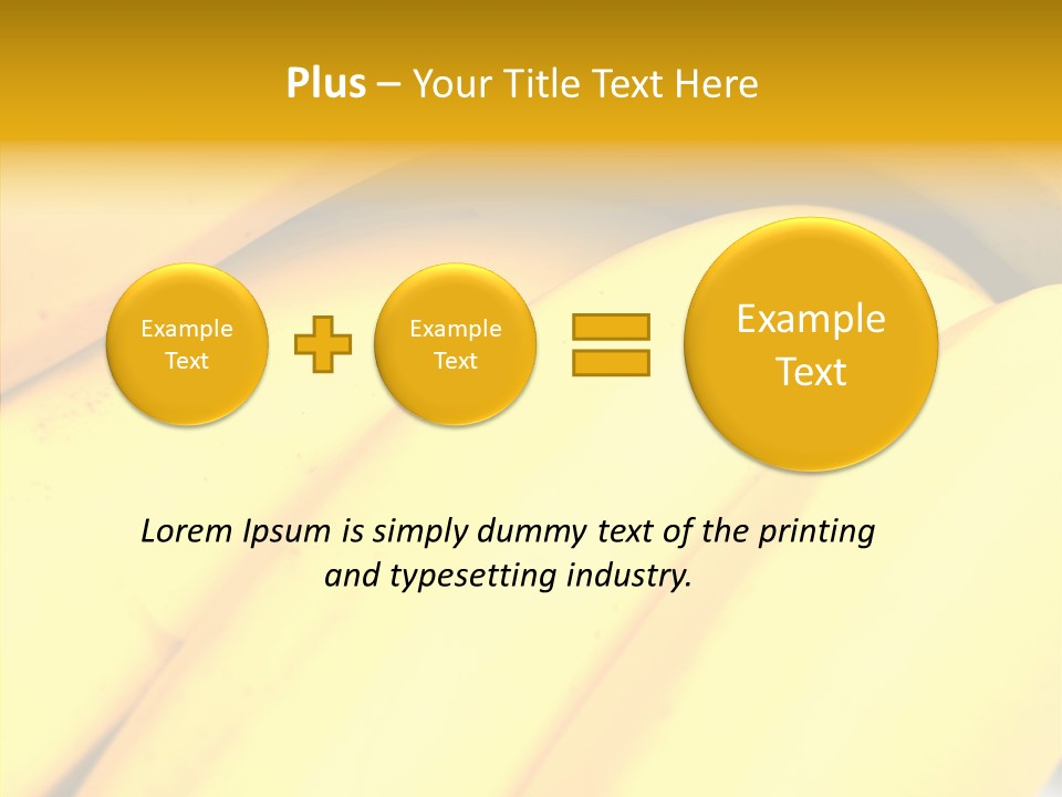 Yellow Tropical Life PowerPoint Template