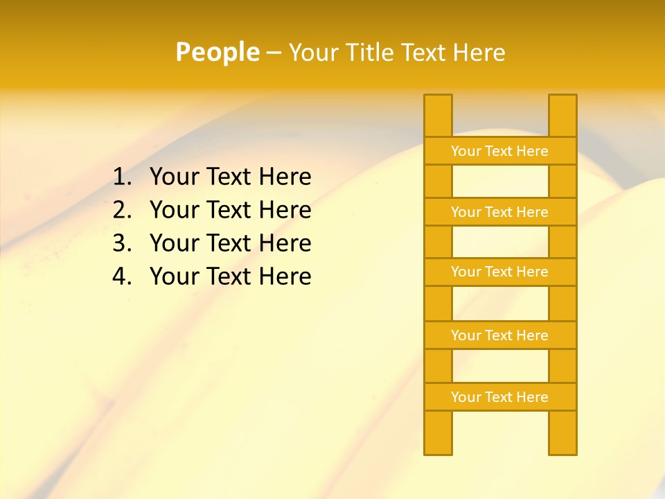 Yellow Tropical Life PowerPoint Template
