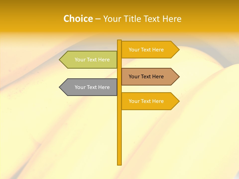 Yellow Tropical Life PowerPoint Template