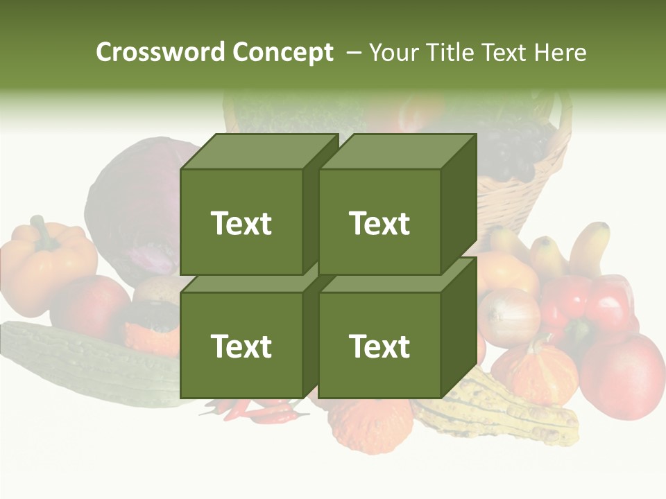 White Pumpkin Orange PowerPoint Template