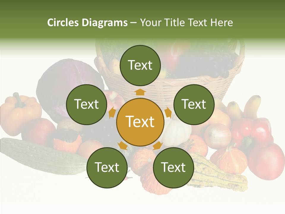 White Pumpkin Orange PowerPoint Template