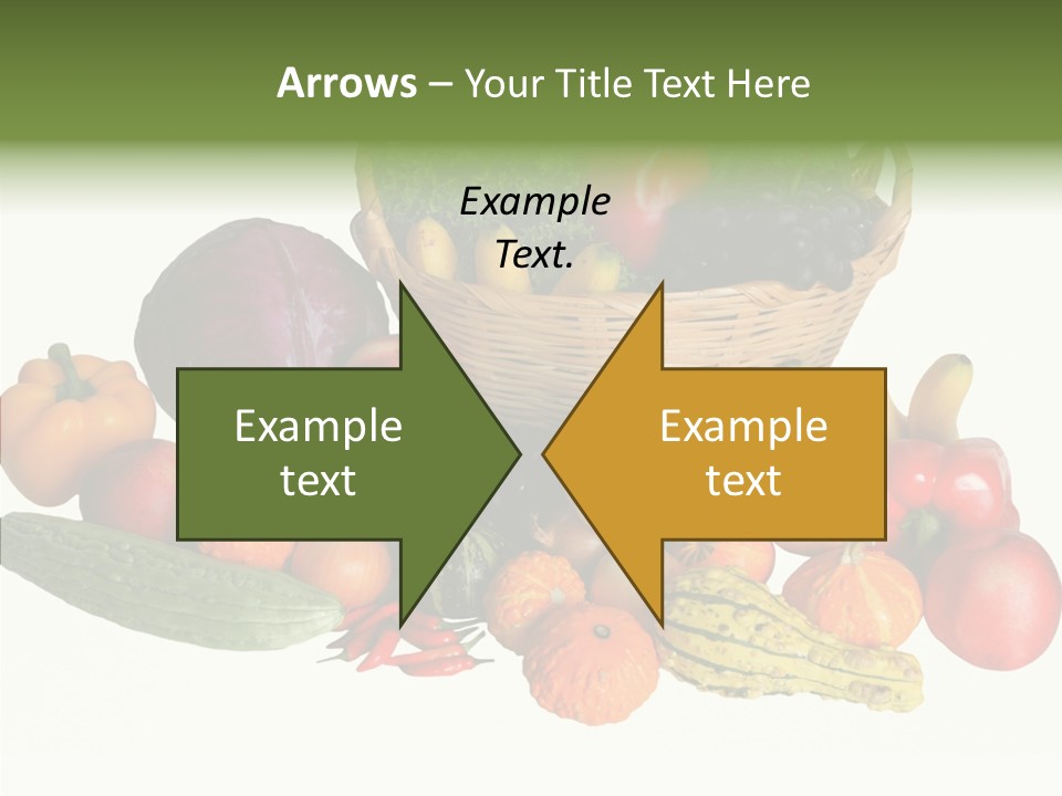 White Pumpkin Orange PowerPoint Template