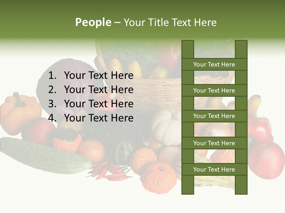 White Pumpkin Orange PowerPoint Template