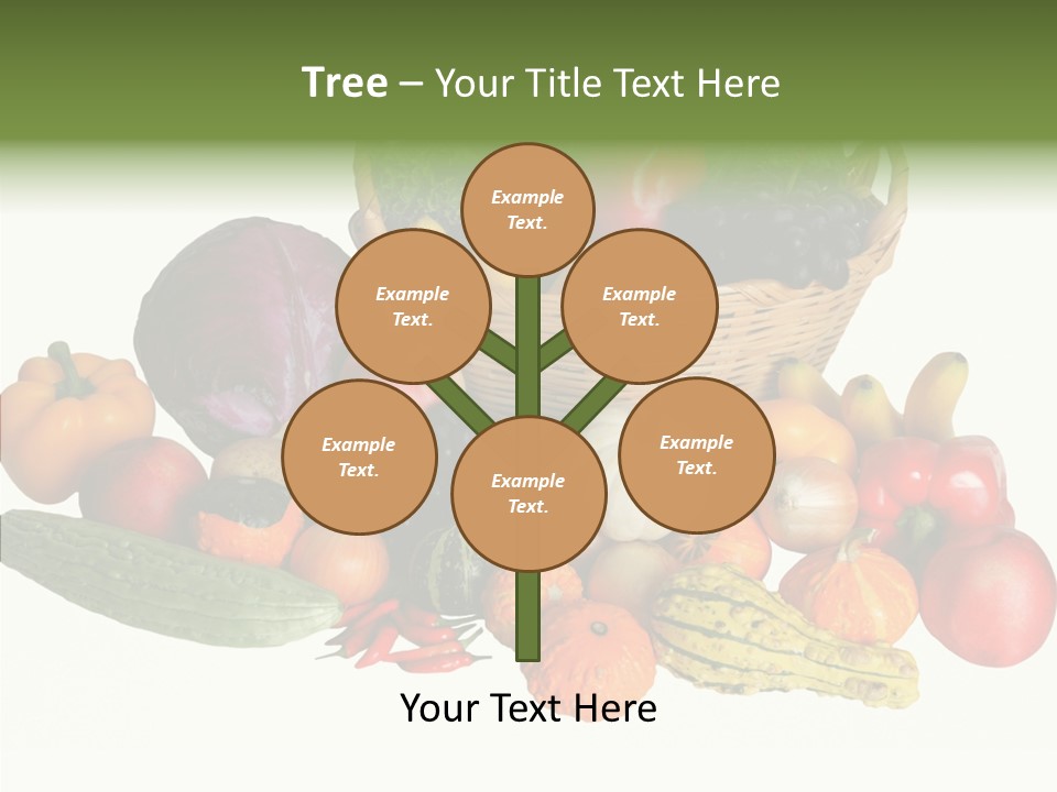 White Pumpkin Orange PowerPoint Template