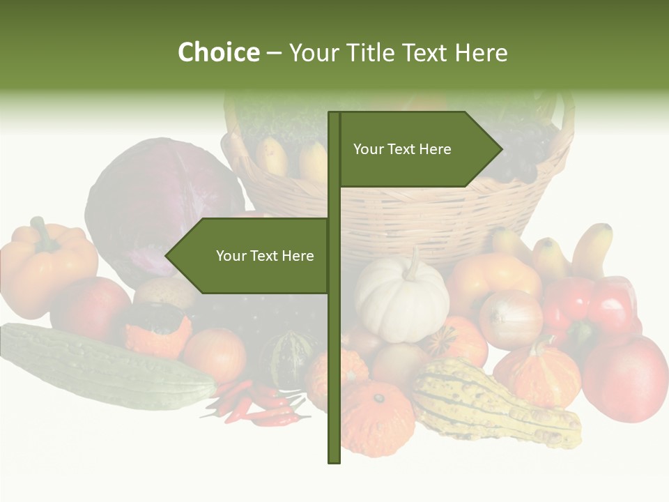 White Pumpkin Orange PowerPoint Template