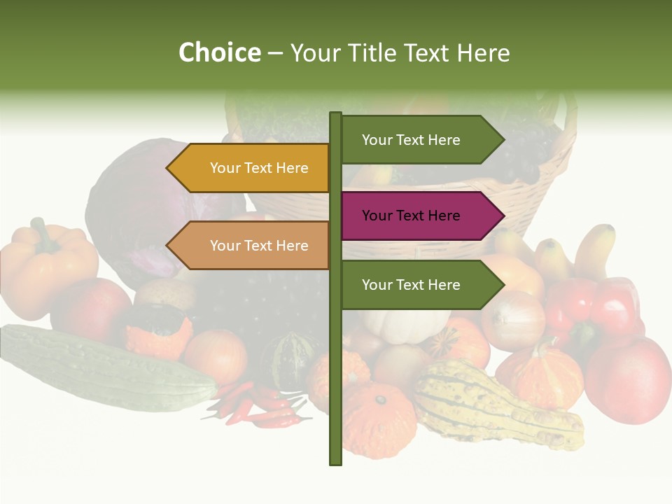 White Pumpkin Orange PowerPoint Template