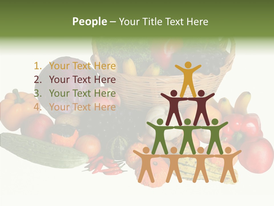 White Pumpkin Orange PowerPoint Template