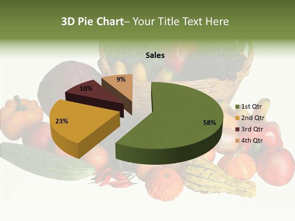 White Pumpkin Orange PowerPoint Template